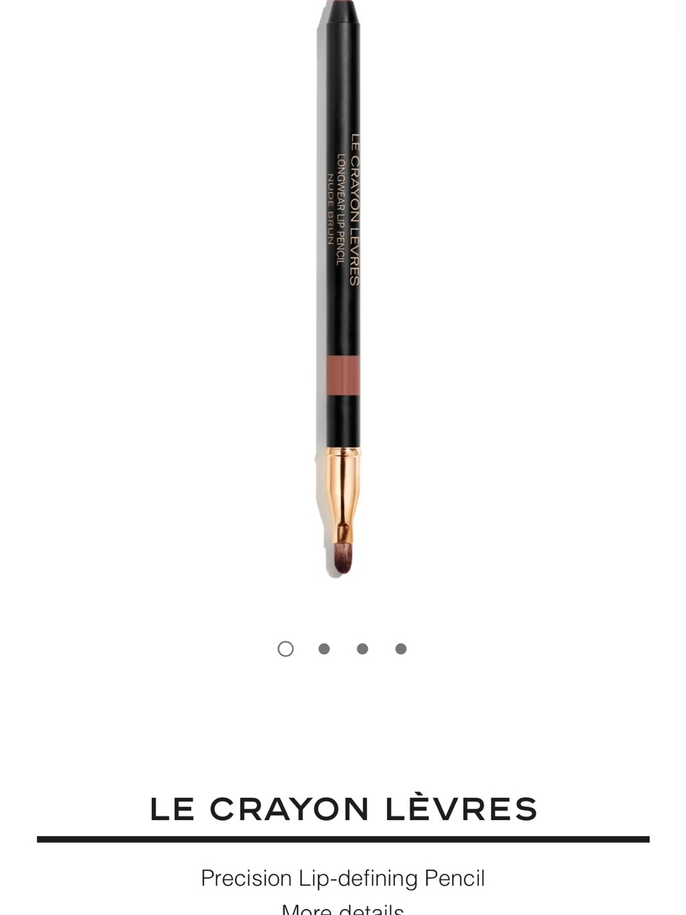 Chanel Nude Brun lip pencil.